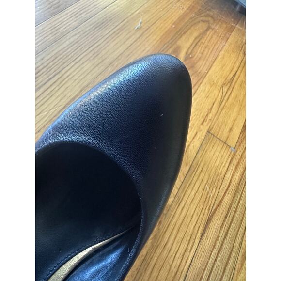 Lauren Ralph Lauren Harper Black Leather Pumps – Classic Heels 8.5B - Picture 6 of 9